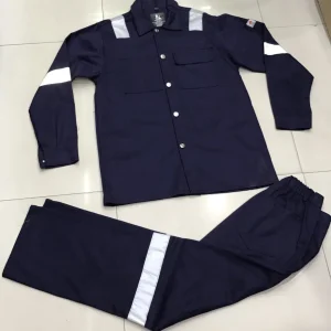 Cotton Coverall with Reflective Shirt and Trouser